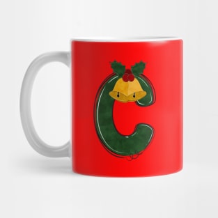 Letter C - Christmas Letter Mug